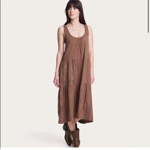 Frye "Space Dye Ikat" Midi Dress NWT - Picture 2 of 9